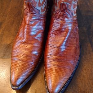 Genuine Lizard skin boots USA Tony Lama